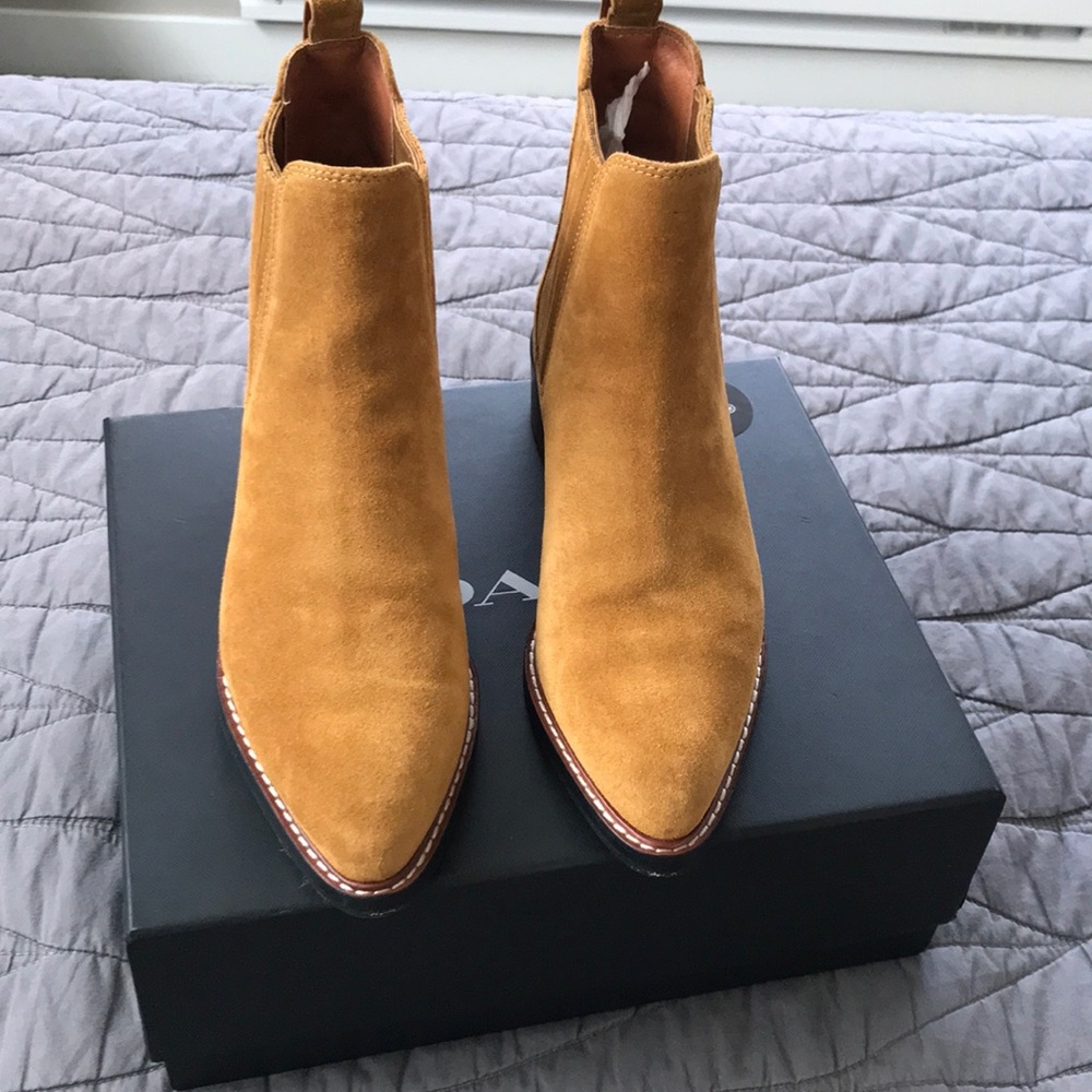 Coach ankle booties